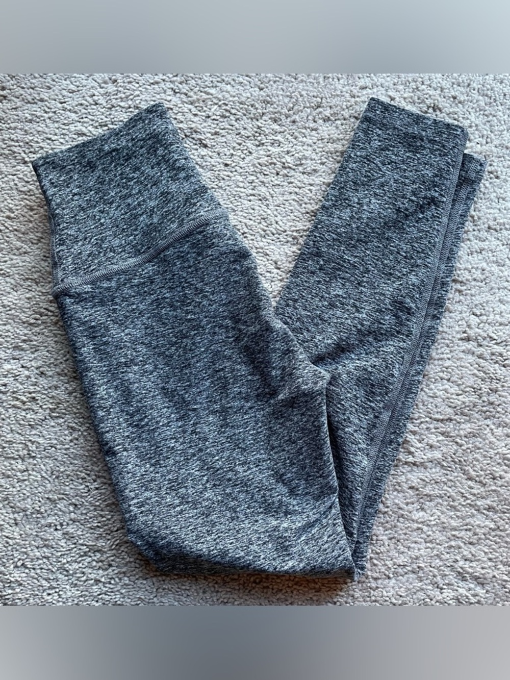 Beyond Yoga Black and Heather Gray Leggings